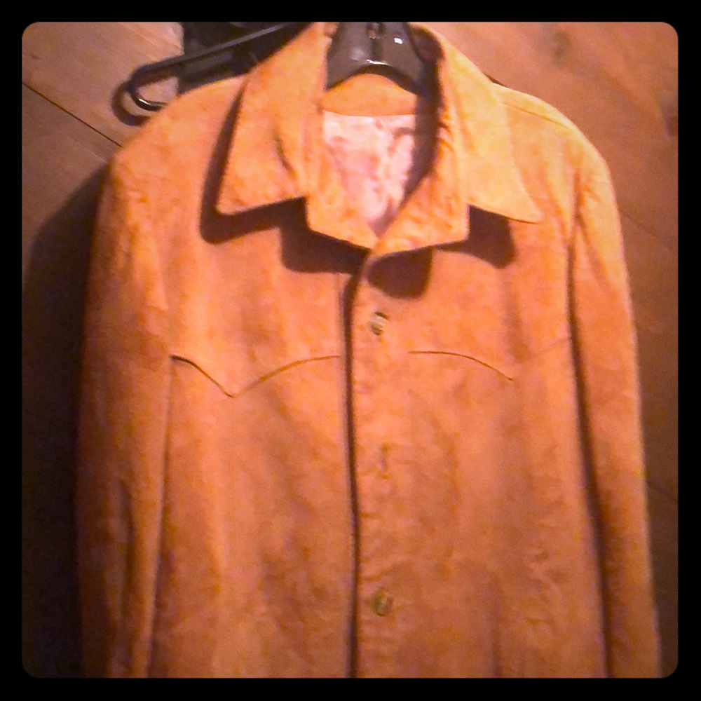 H Bar C westerns inspired suede a sports jacket